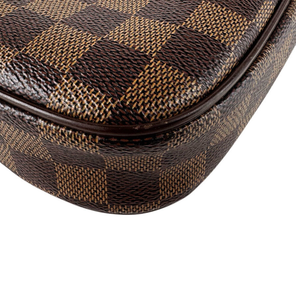 LOUIS VUITTON Brown Damier Canvas Pochette Hobo Bag - Picture 9 of 12